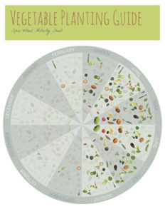 Veggie Planting Guide Spin Wheel (West)